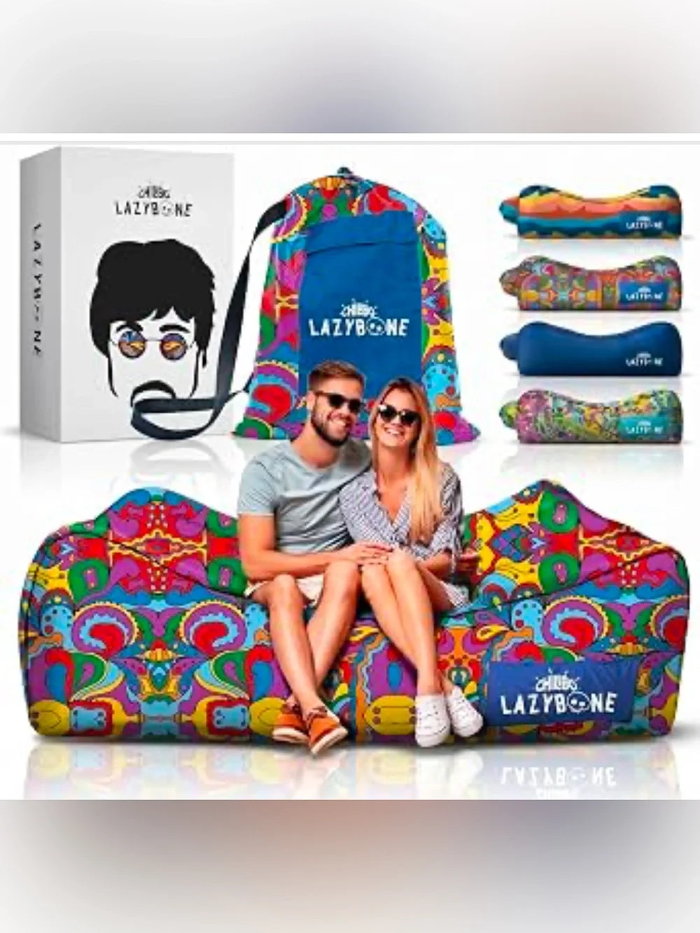 Chillbo inflatable no pump set up lounger couch